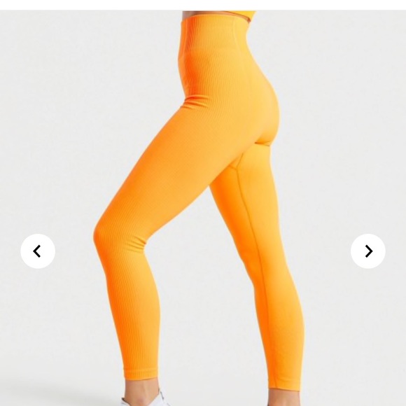 BNWT GYMSHARK ultra seamless in neon orange 🍊 - Picture 2 of 5